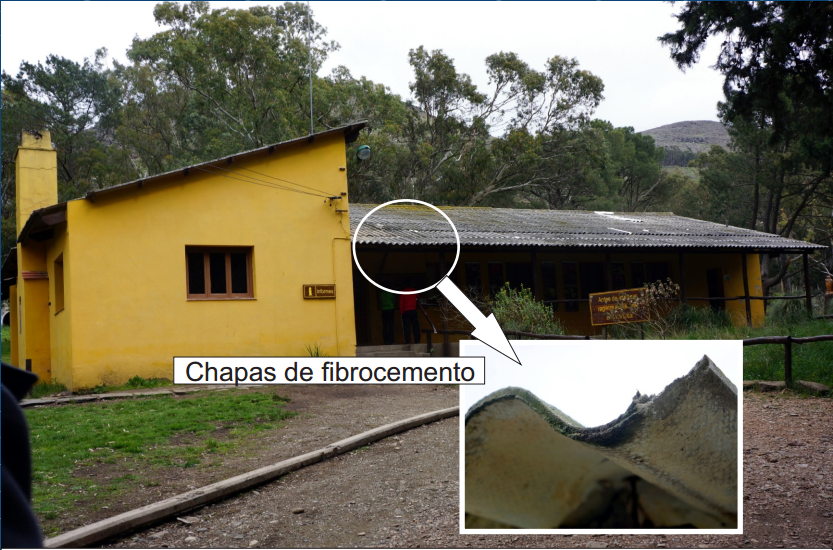 Análisis de materiales de construcción con asbestos